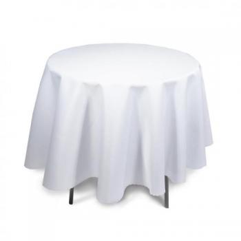 Stôl okruhlý 80 biely